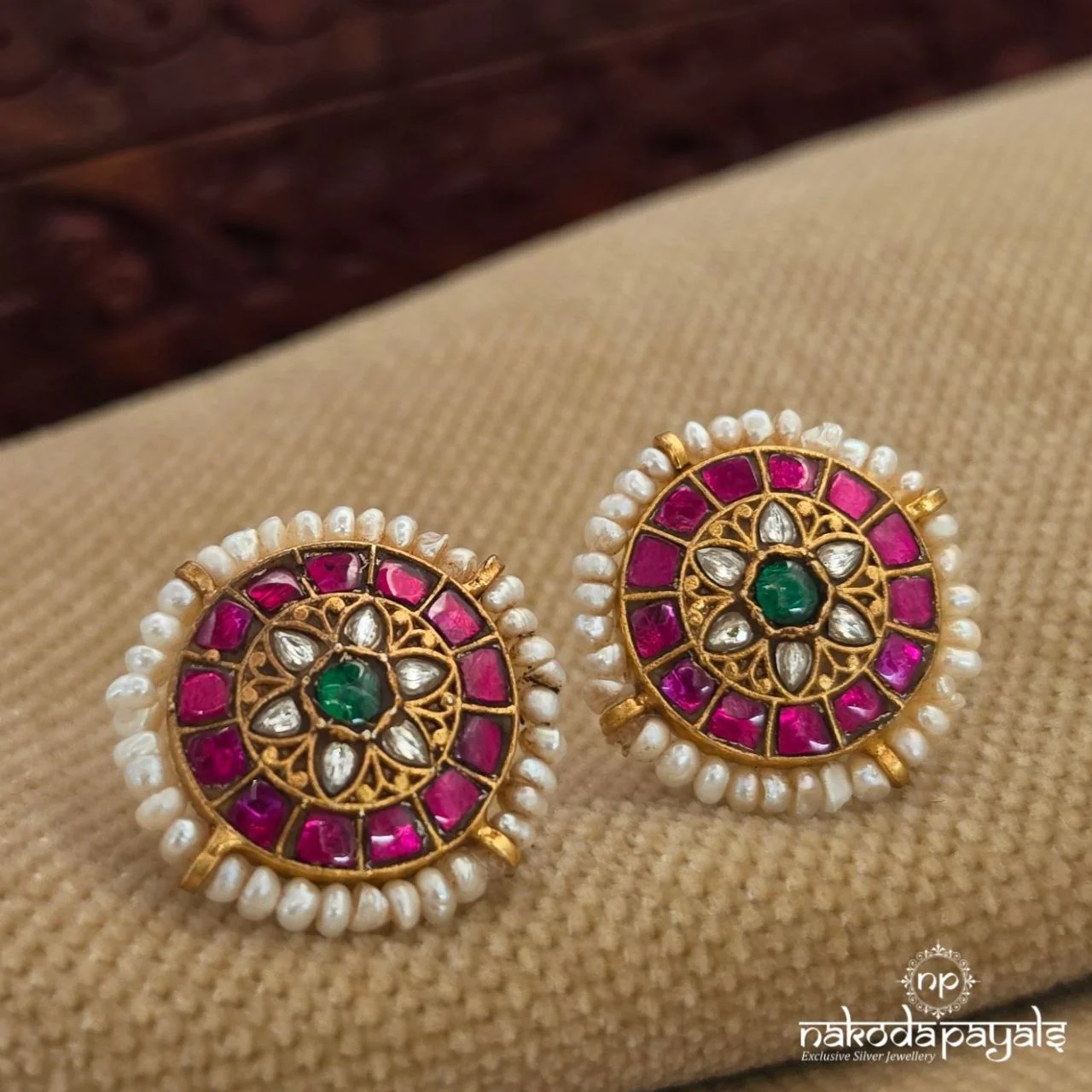 Silver Gold Plated Studs