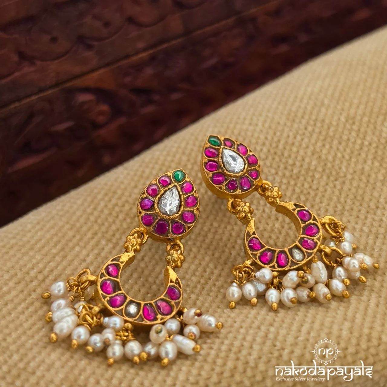 Silver Gold Plated Earrings